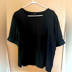 Talbots black blouse size 3X